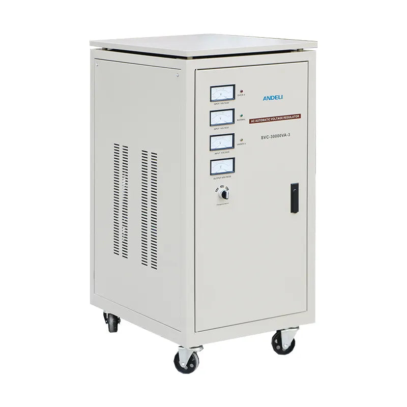 Load image into Gallery viewer, Andeli AC Voltage Stabilizer SVC 30000 VA 30 KW Three (3) Phase Slide 380V
