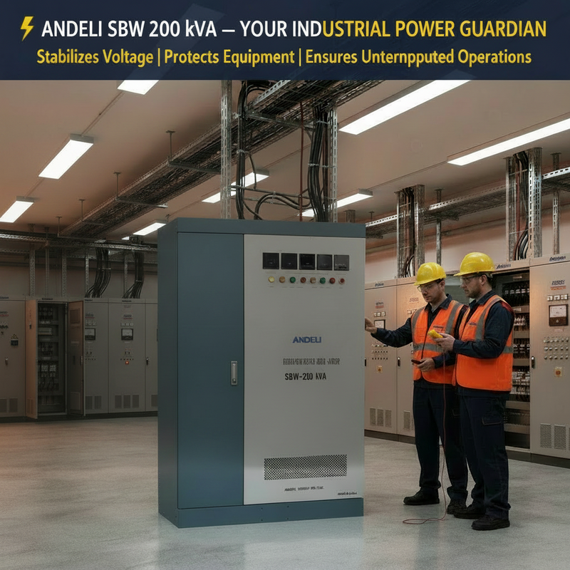 Load image into Gallery viewer, Andeli Automatic Voltage Stabilizer SBW 200000 VA 200 KW Three (3) Phase 380V