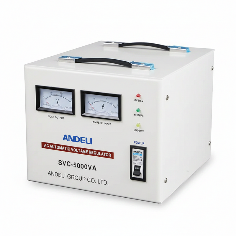 Load image into Gallery viewer, Andeli Fully Automatic Voltage Stabilizer SVC 5000 VA 5 KW Single (1) Phase