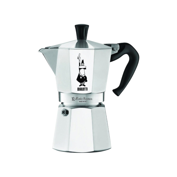 Load image into Gallery viewer, Bialetti Moka Express Coffee Maker – Silver Classic Stovetop Espresso Pot 3 cups