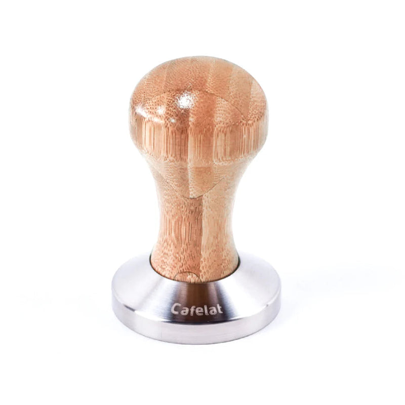 Load image into Gallery viewer, Cafelat Espresso Tamper - Bamboo Wood Handle 53mm