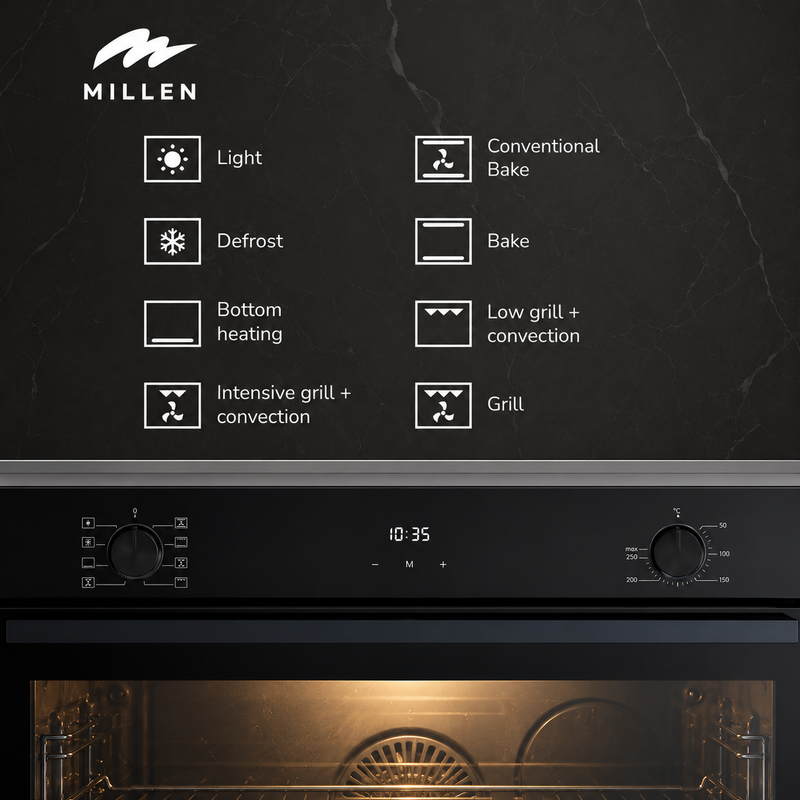 Load image into Gallery viewer, Millen Built-in Electric Oven MEO 905 BB
