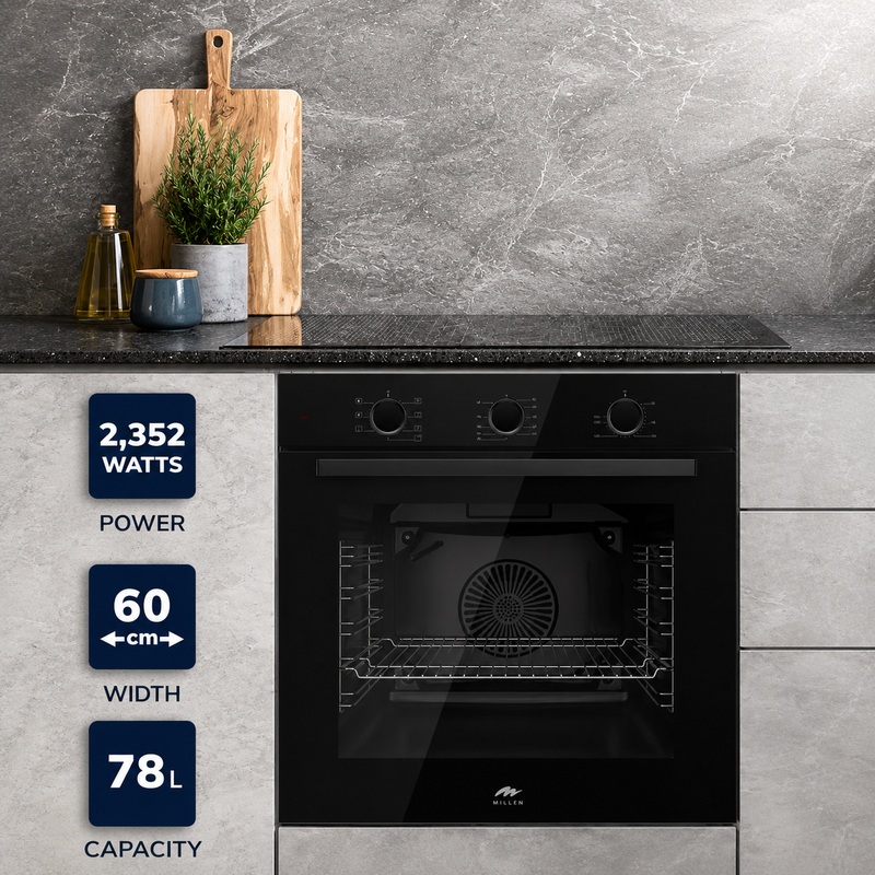 Load image into Gallery viewer, Millen Built-in Electric Oven MEO 6001 BB