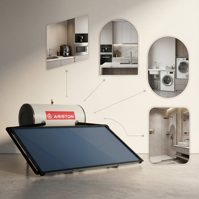 Load image into Gallery viewer, Ariston Solar Water Heater Kairos Thermo Hf 300 L