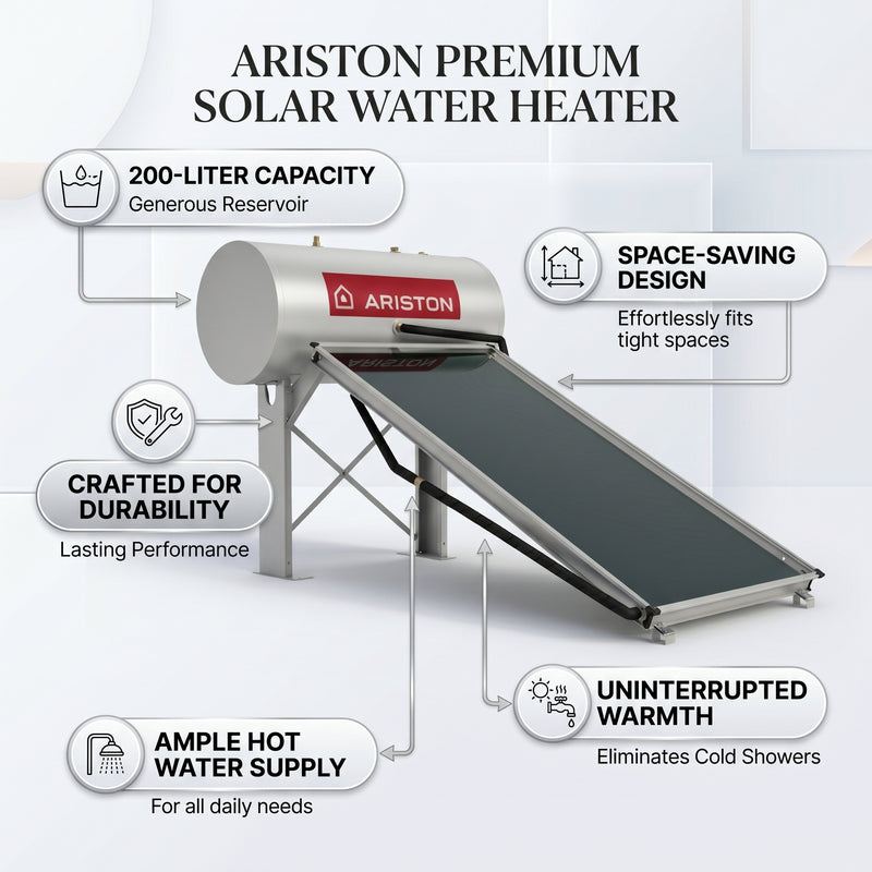Load image into Gallery viewer, Ariston Solar Water Heater KAIROS THERMO CF-2 200 L