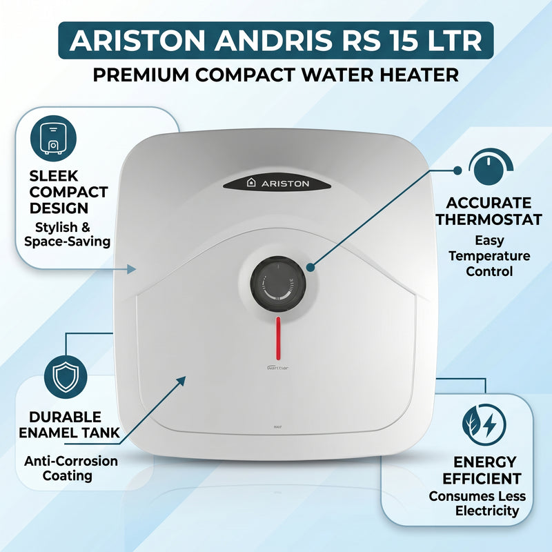 Load image into Gallery viewer, Ariston ANDRIS R 15 L Undersink Unvented Electric Storage Water Heater