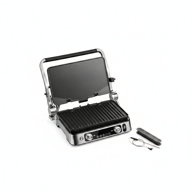 Load image into Gallery viewer, De’Longhi MultiGrill 1100 Electric Grill with Special App Model CGH1112DP 2200 W Silver Color
