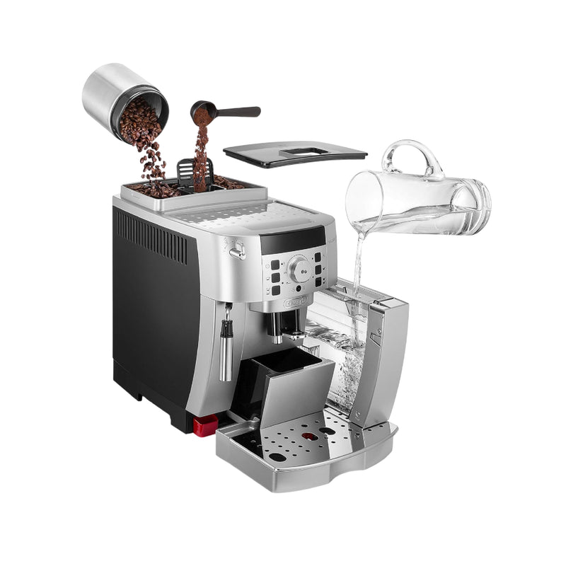 Load image into Gallery viewer, De'Longhi Magnifica S Bean To Cup Coffee Machine, ECAM22.110.SB, Silver - International Version