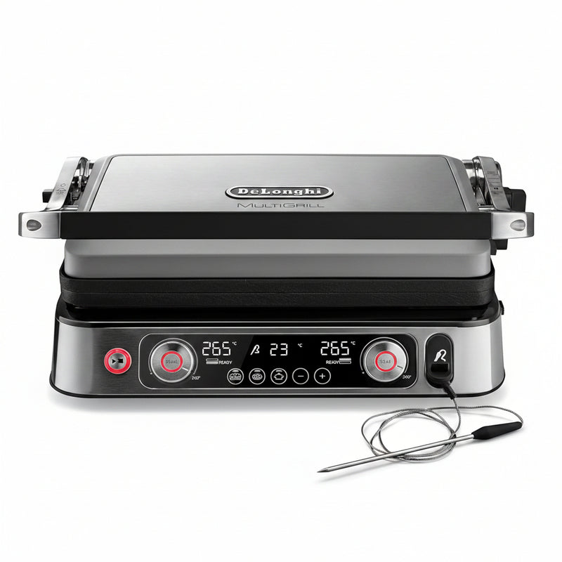 Load image into Gallery viewer, De’Longhi MultiGrill 1100 Electric Grill with Special App Model CGH1112DP 2200 W Silver Color