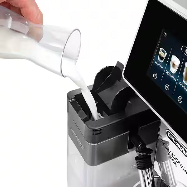 Load image into Gallery viewer, Delonghi Fully Automatic Coffee Machine, ECAM610.55.SB Black Silver