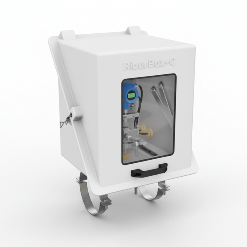 Load image into Gallery viewer, Diagonally Opening Fiberglass Enclosures RizurBox-С