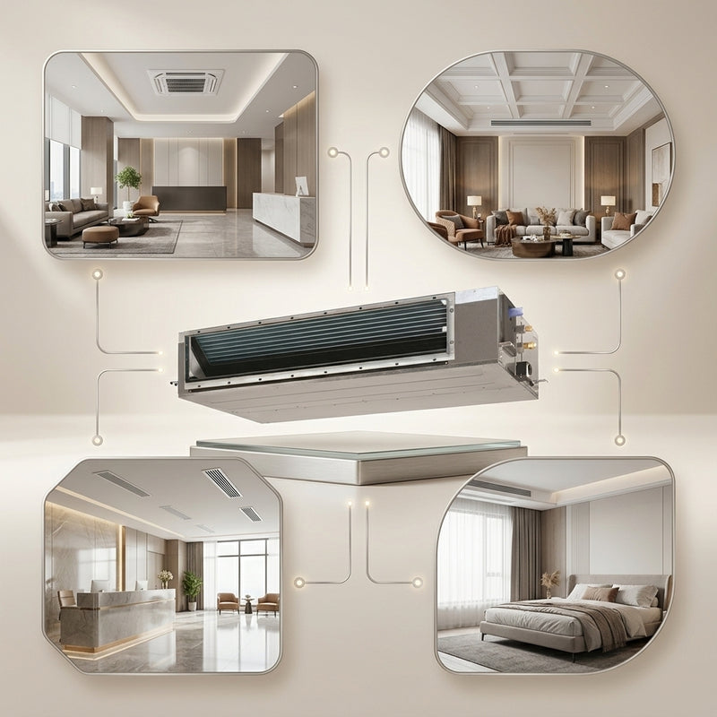 Load image into Gallery viewer, Daikin Ducted Splits for VRV Systems 0.8 Ton 2.8 kW 1.0 HP 9,500 Btu/h FXSQ25A