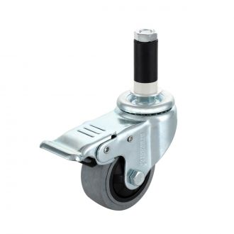 Load image into Gallery viewer, anti-static swivel stem-mount caster with brake EW-3ESB 3″