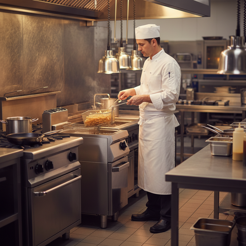 Load image into Gallery viewer, Electric Fryer 1 tank 13 liters on compartment with door