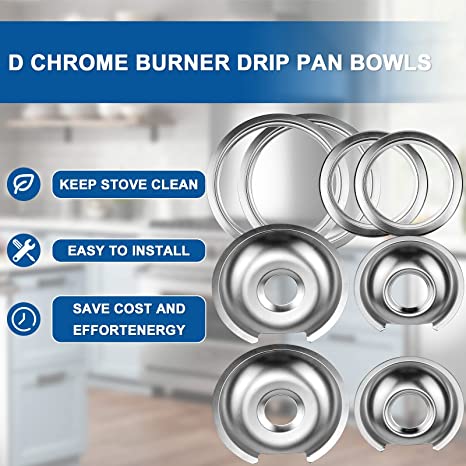 Load image into Gallery viewer, Electric Stove Burner Drip Pans 2 2 Small 6''