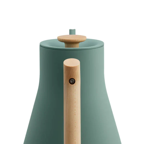 Load image into Gallery viewer, Fellow Stagg Kettle EKG 0.9L - Smoke Green & Maple Wooden Handle