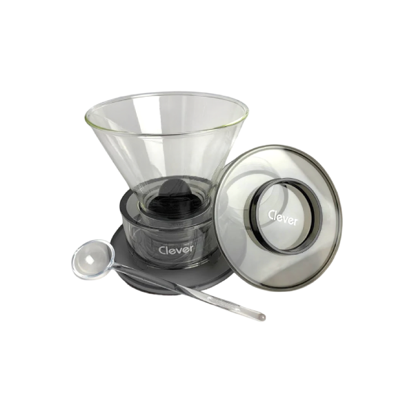 Load image into Gallery viewer, Clever NEW Coffee Dripper Official, Glass Style Coffee Maker Hassle-Free Ways Make Manual Pour Over Coffee & Cold Brew, 18 Fl Oz.