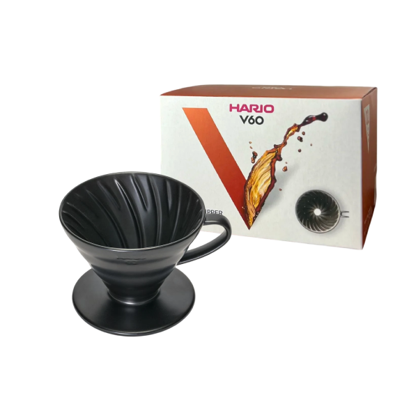 Load image into Gallery viewer, Hario V60 Coffee Dripper VDMR-02-MB 300ml: Matte Black