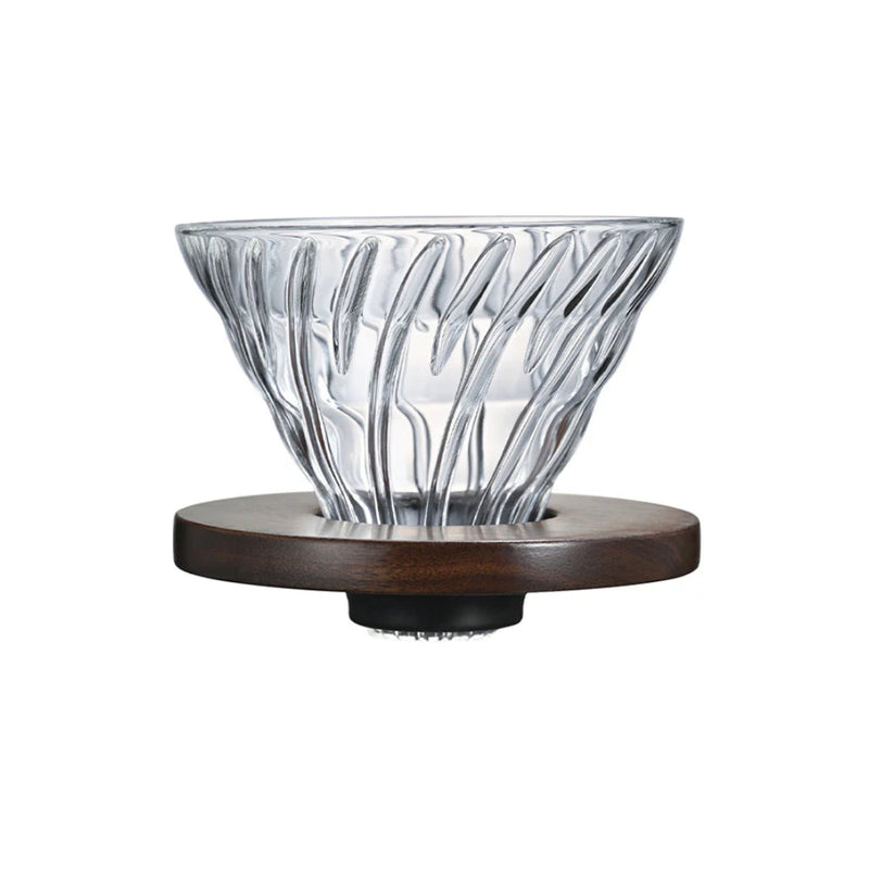 Load image into Gallery viewer, Hario V60 Glass Dripper Walnut