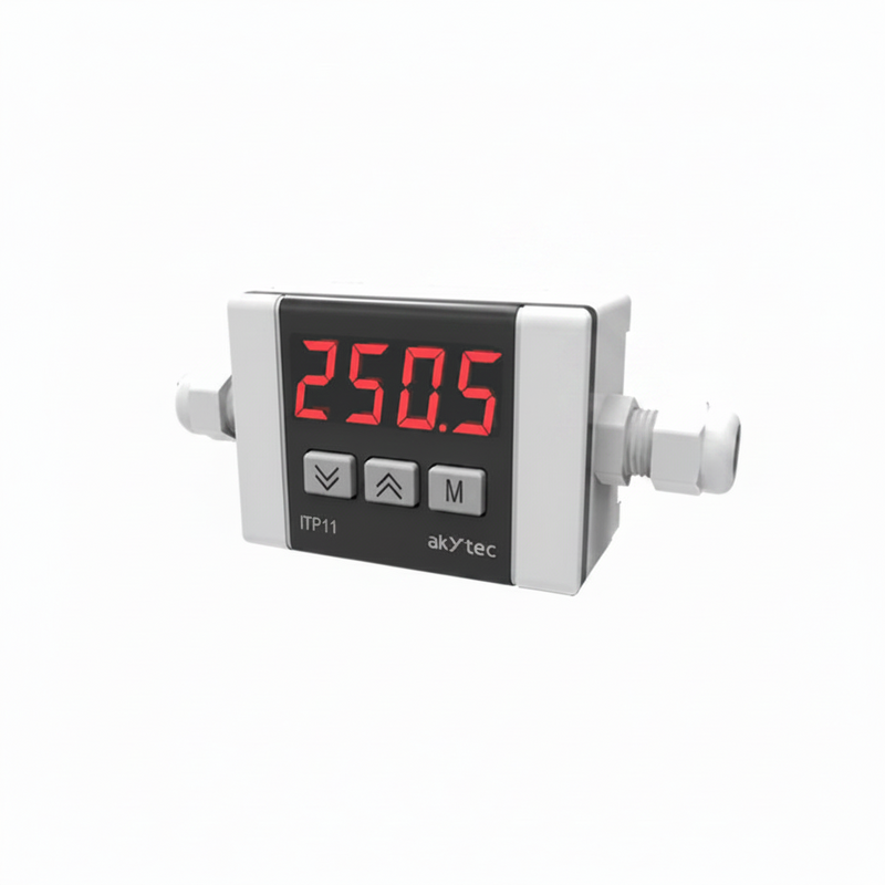 Load image into Gallery viewer, Akytec ITP11-R-W / ITP11-G-W Process Indicator 4-20 mA (Loop-Powered)