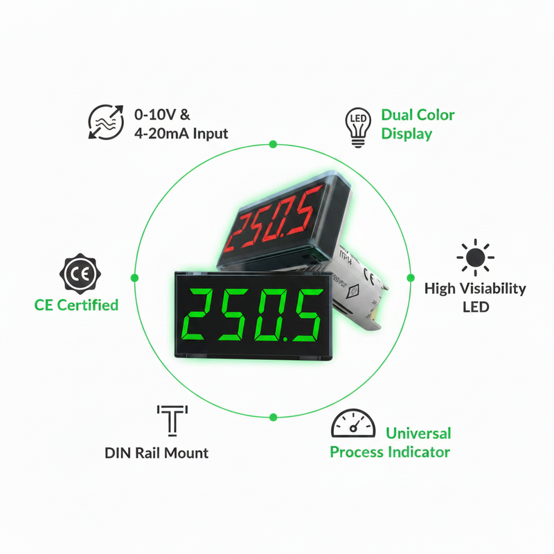 Load image into Gallery viewer, Akytec ITP14 / ITP14-G Universal Process Indicator 0-10 V / 4-20 mA
