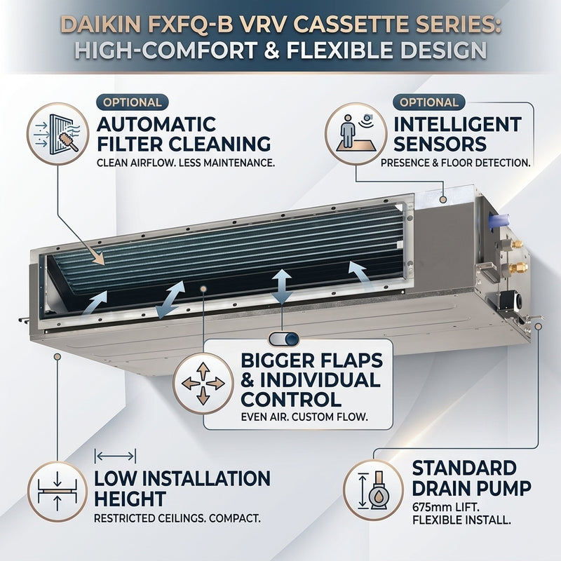 Load image into Gallery viewer, Daikin Ducted Splits for VRV Systems 3.0 Ton 10.6 kW 4.0 HP 36,000 Btu/h FXSQ100A