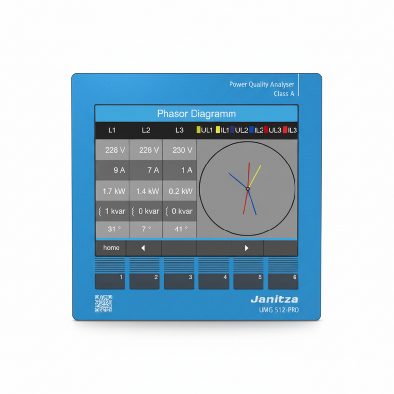 Load image into Gallery viewer, Janitza Power Supply Analyzer UMG 512 PRO 95V 240V AC UL