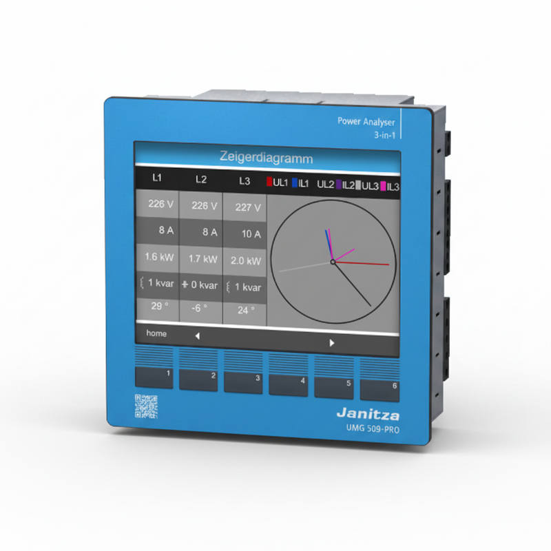 Load image into Gallery viewer, Janitza UMG 509 PRO Multi-functional Power Quality Analyzer