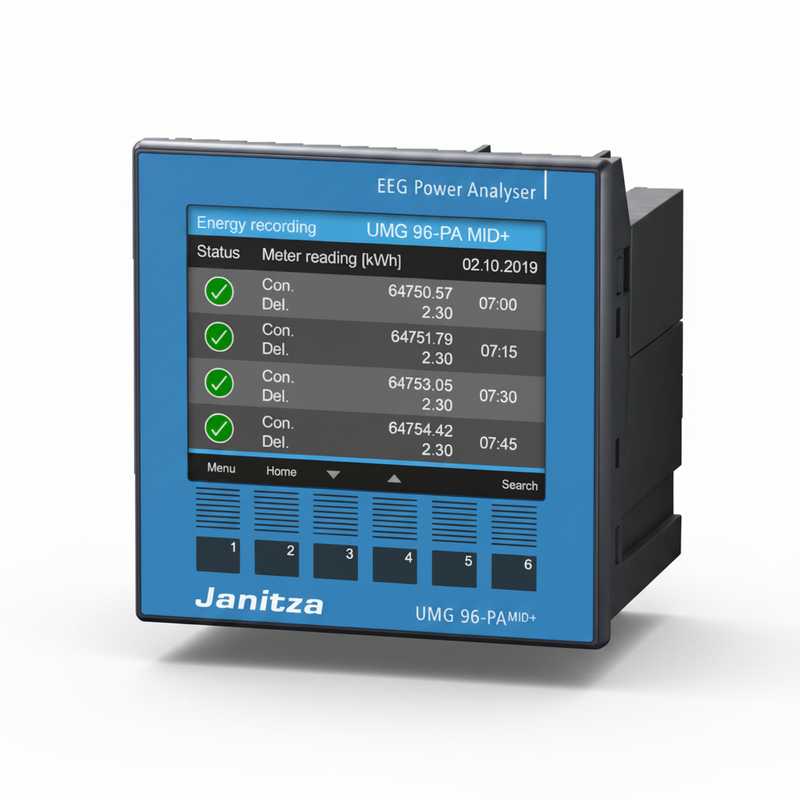 Load image into Gallery viewer, Janitza UMG 96-PA-MID+ Energy Measurement Device