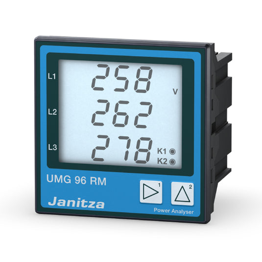 Janitza UMG 96RM-E Multi-functional power analyzer with Ethernet and RCM