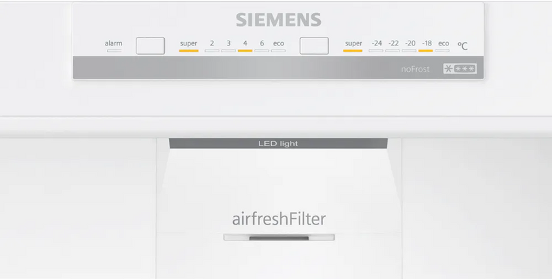 Load image into Gallery viewer, Siemens KG76NVI31M Bottom Freezer Refrigerator Silver Inox