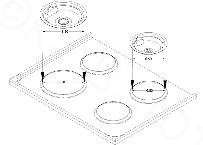 Load image into Gallery viewer, Electric Stove Kitchen Basics diagram