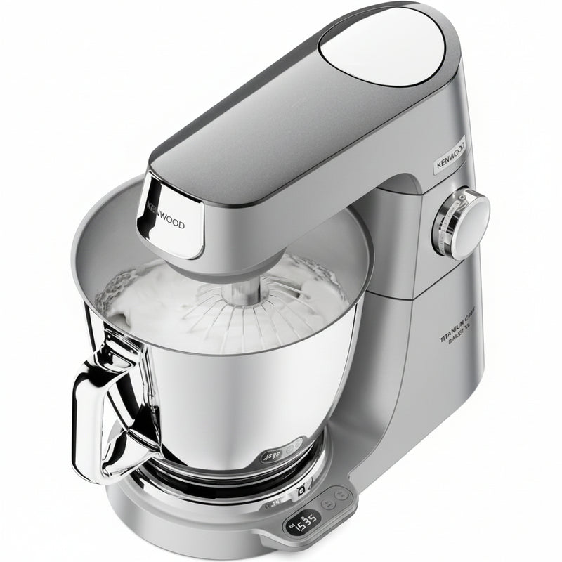 Load image into Gallery viewer, Kenwood Kitchen Machine Titanium Chef Baker XL Silver KVL85.704SI