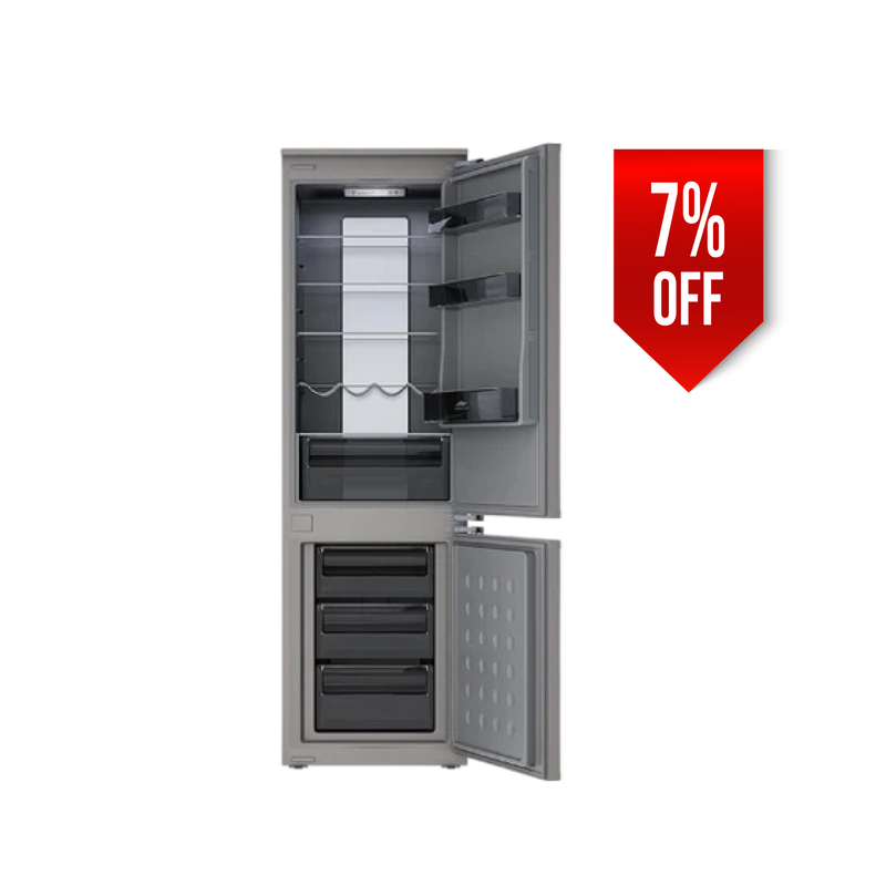 Load image into Gallery viewer, MILLEN 232 Liter Built-In-Refrigerator , Bottom Freezer, Double Door, No Frost, Electronic Control, Color Grey Model – MBIA177.3ID- 1 Year Full 5 Years Compressor Warranty.