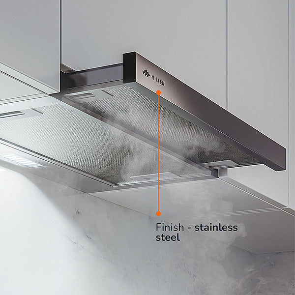 Load image into Gallery viewer, MILLEN MBKHS 6001 IX 60 cm Slide-Out Range Hood – 3 Years Warranty