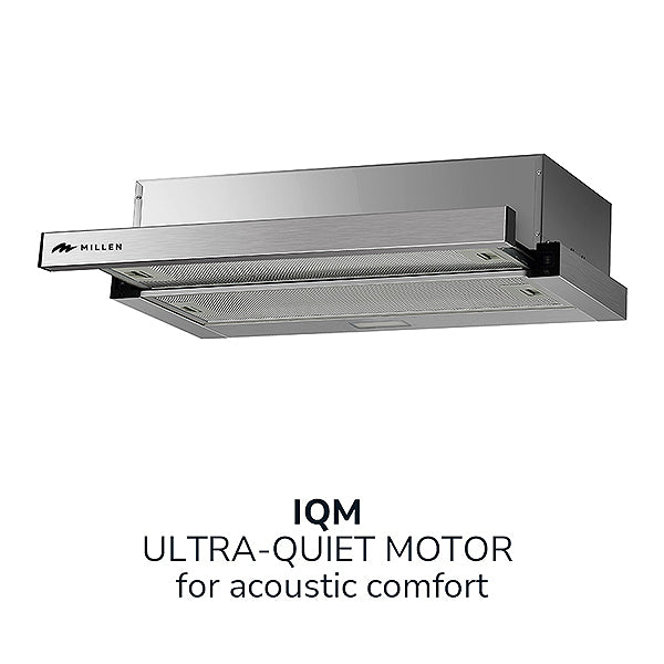 Load image into Gallery viewer, MILLEN MBKHS 6001 IX 60 cm Slide-Out Range Hood – 3 Years Warranty