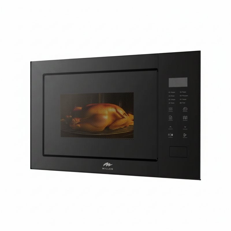 Load image into Gallery viewer, MILLEN Microwave Oven, 25L, Black Finish, Touch Control, 900W Microwave Power, 1200W Grill Power, 8 Automatic Programs, MBW 255 BL, 3Y Warranty