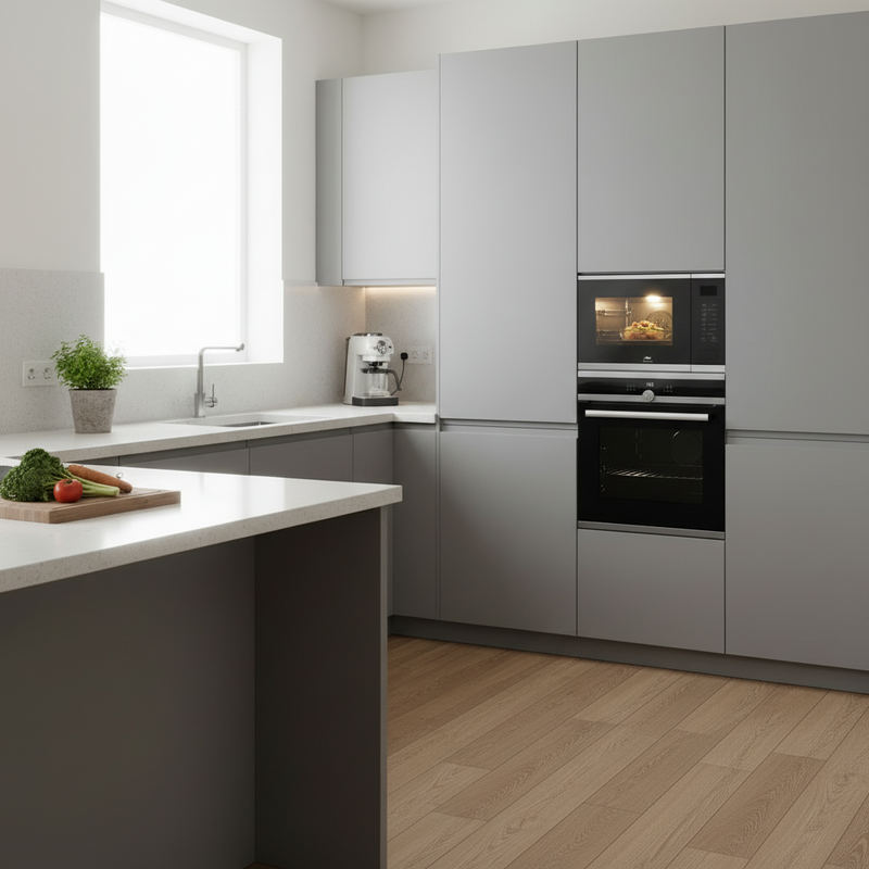 Load image into Gallery viewer, Millen MBW 255 IX ( MIWE000002) — in Microwaves category. Color: Black with Stainless Steel, Grill power: 1200W, 900W, Touch Knob