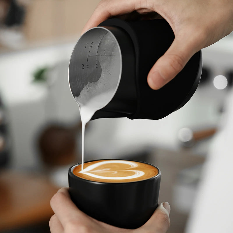 Load image into Gallery viewer, MHW-3Bomber GT Milk Pitcher Handle-less, 400ML Black
