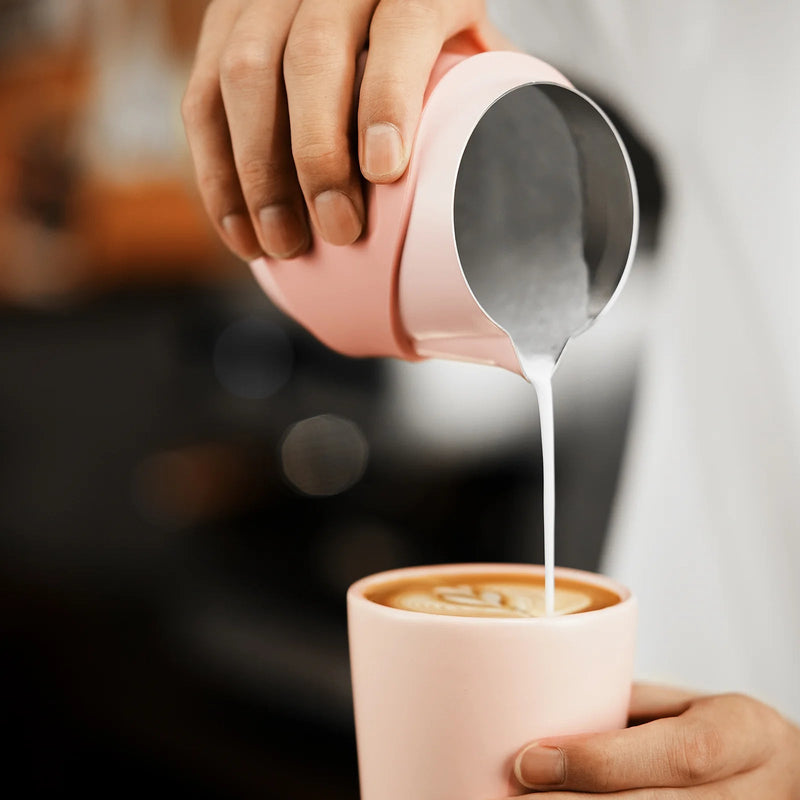Load image into Gallery viewer, MHW-3Bomber GT Milk Pitcher Handle-less, 400ML Pink