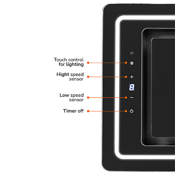 Load image into Gallery viewer, MILLEN 52 cm Built-In Range Hood - MBKHG 6001 BL 3 Y Warranty