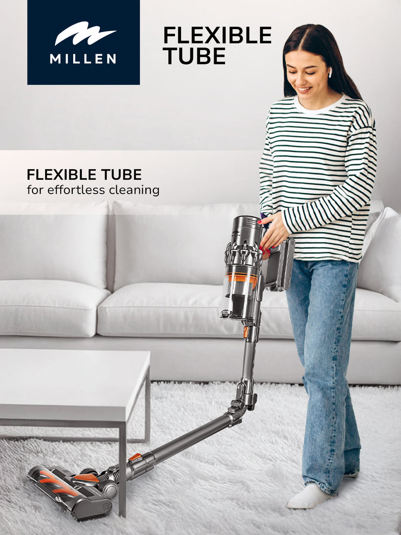 Load image into Gallery viewer, MILLEN Cordless Stick Vacuum Cleaner – Powerful, Lightweight & Versatile – MVCS7073