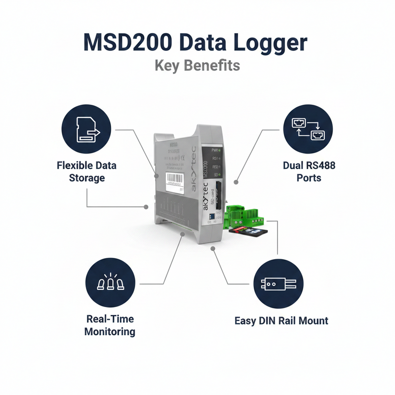 Load image into Gallery viewer, Akytec Data Logger MSD200