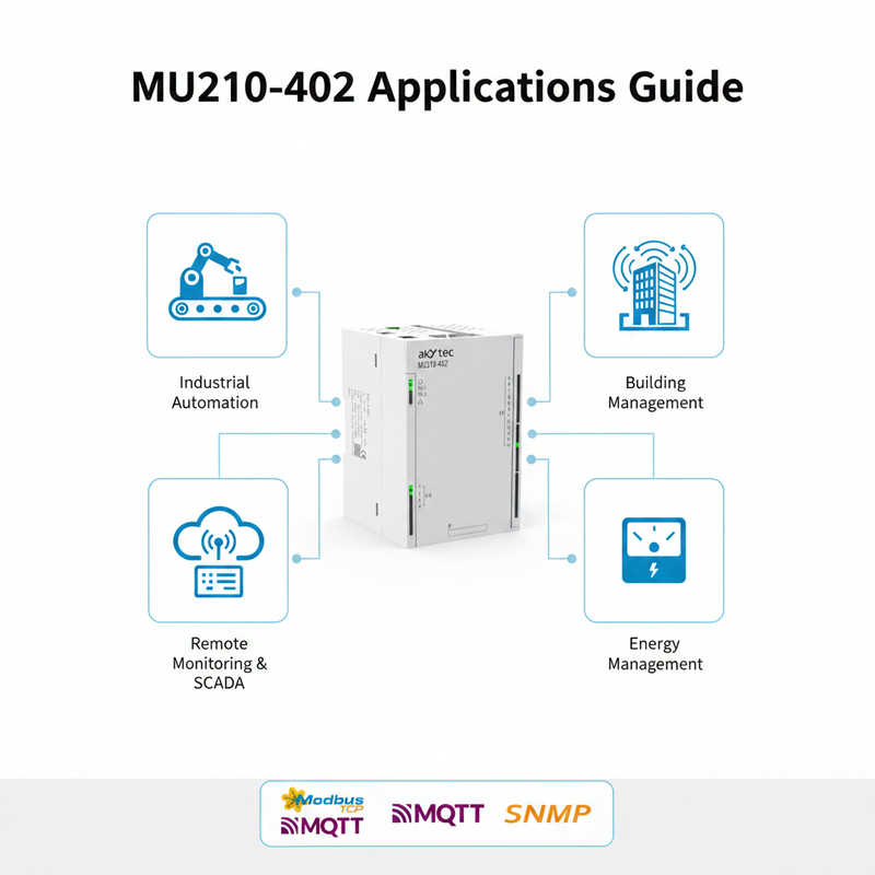 Load image into Gallery viewer, Akytec MU210-401, MU210-402, MU210-410, MU210-501 Digital Output Modules (DO, Modbus TCP, Ethernet)