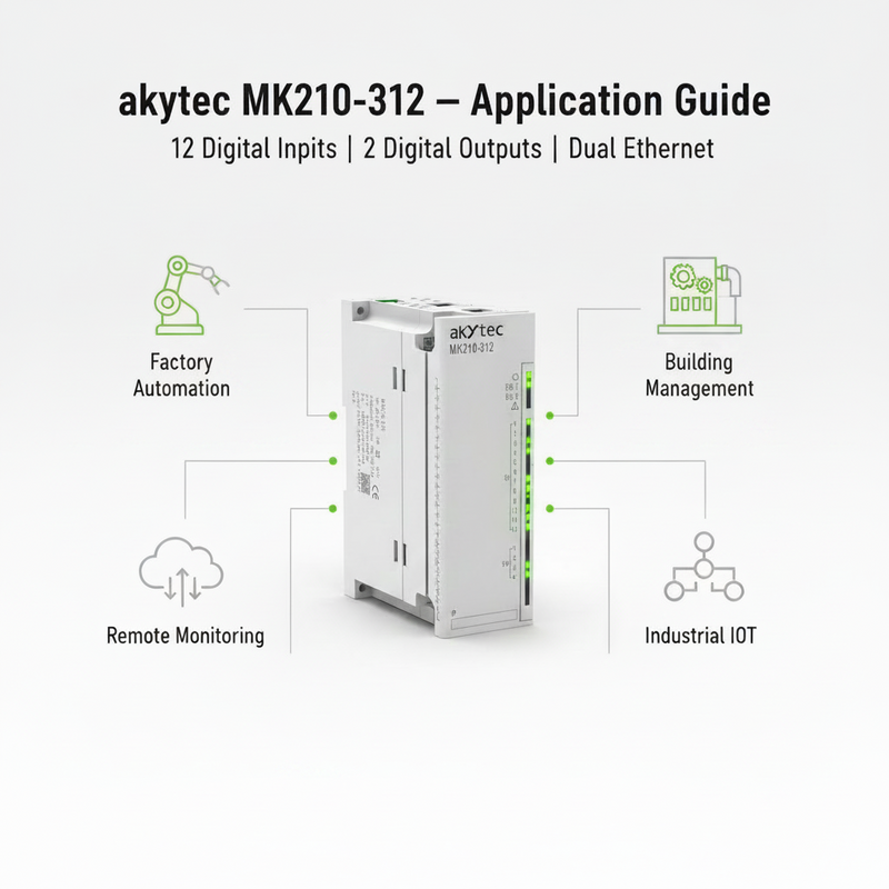 Load image into Gallery viewer, Akytec MV210-214, MV210-221, MK210-311, MK210-312 Digital Input Modules (DI, Modbus TCP, Ethernet)