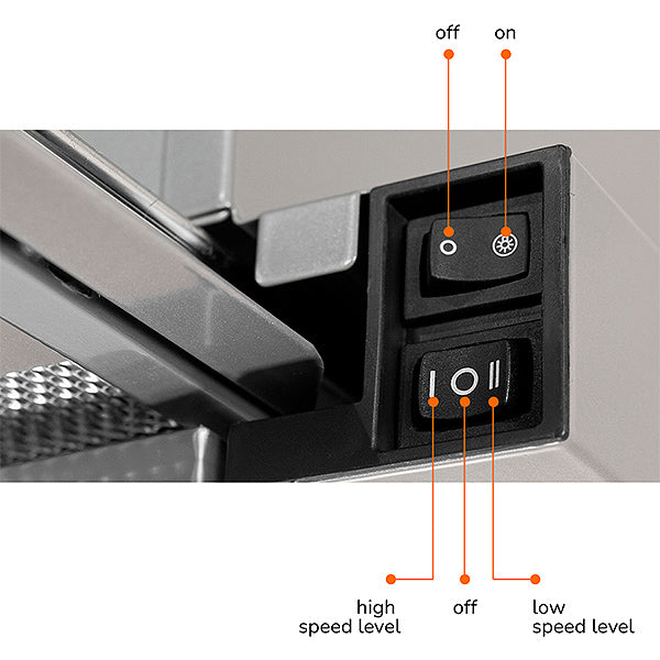 Load image into Gallery viewer, Millen 90 cm Slide-Out Range Hood – MBKHS 9001 IX, 3 Years Warranty