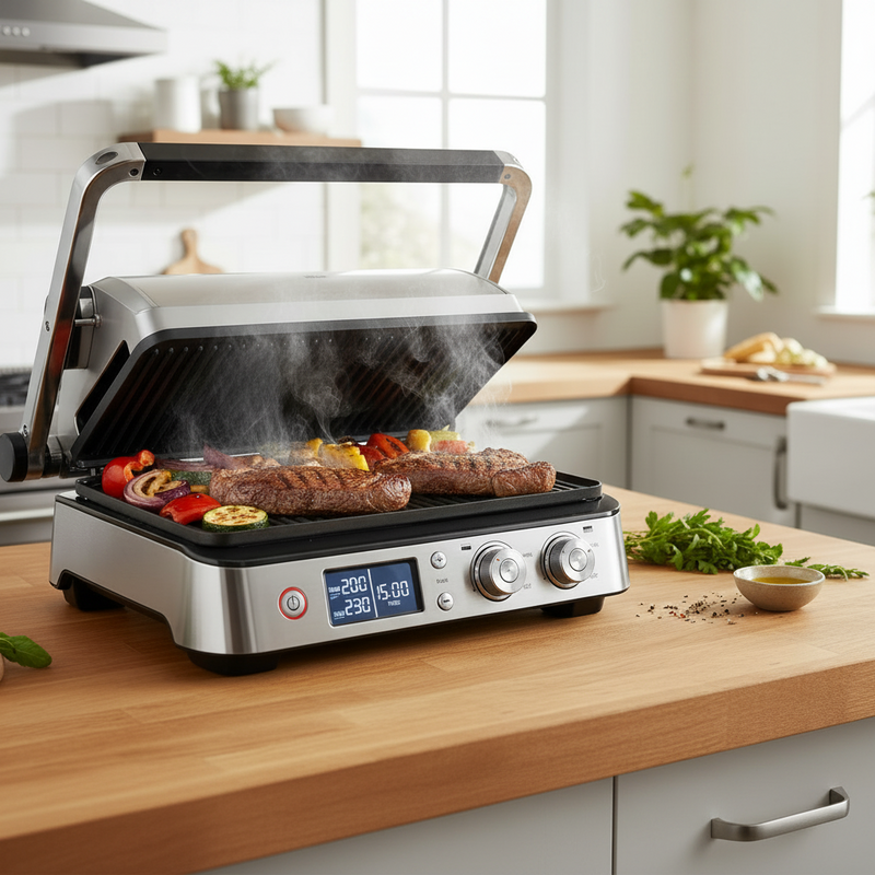Load image into Gallery viewer, Multi Grill 9 Contact Grill CG 9047 Black/Stainless Steel