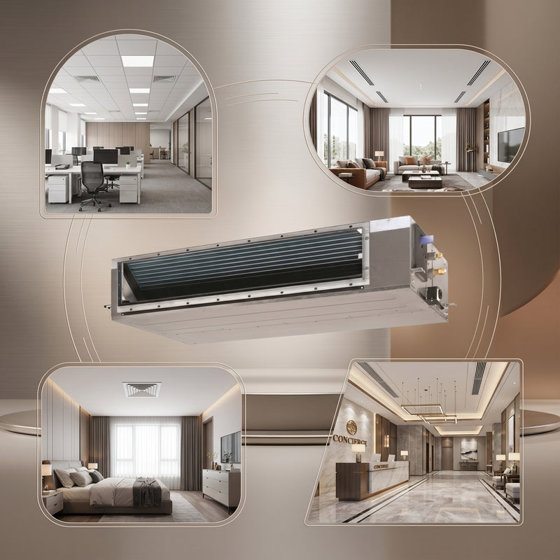 Load image into Gallery viewer, Daikin Ducted Split Air Conditioner 1.5 Ton 5.3 kW 2.0 HP 18,000 Btu/h FDMF18AVMK / RZF18AVMK