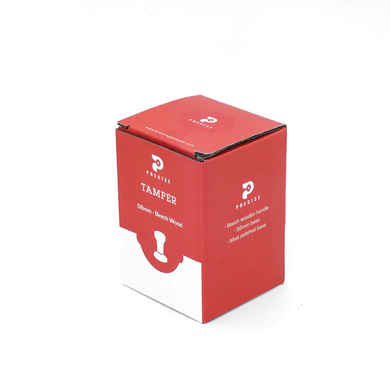 Load image into Gallery viewer, Precise Beech Wooden Handle Tamper, 58mm