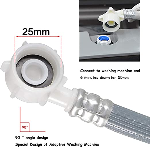 Load image into Gallery viewer, Universal Automatic Drum Cold Water Pipe Flexible 90 Degree Bend Inlet Washing Machine, Dishwasher